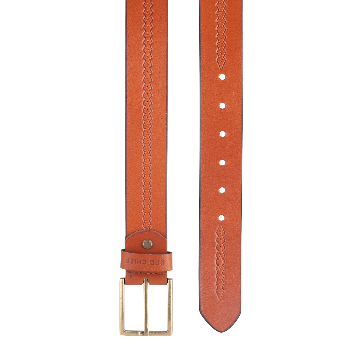 Red Chief Tan Leather Casual Belt For Men A80415 006