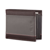 Red Chief Brown Grey Leather Wallet For Men A90122 1250