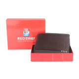 Red Chief Brown Leather Wallet For Men A90125 003