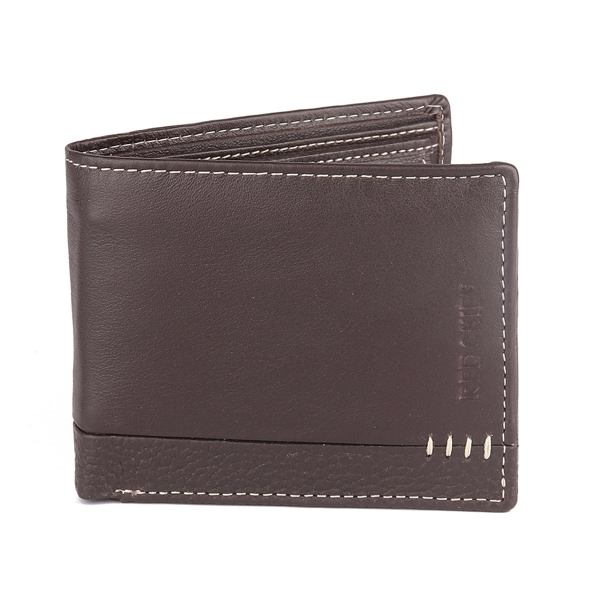 Red Chief Brown Leather Wallet For Men A90125 003