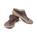 Monrow Brown Flat For Women Bd24Hw1018Br 003
