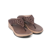 Monrow Brown Flat For Women Bd24Hw1018Br 003