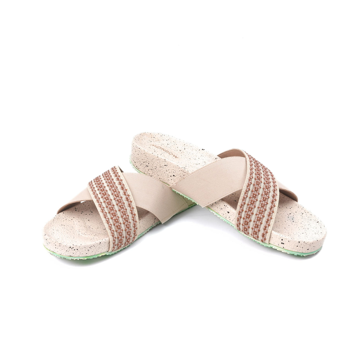Monrow Beige Flat For Women Bd24Fo1022Bg C026