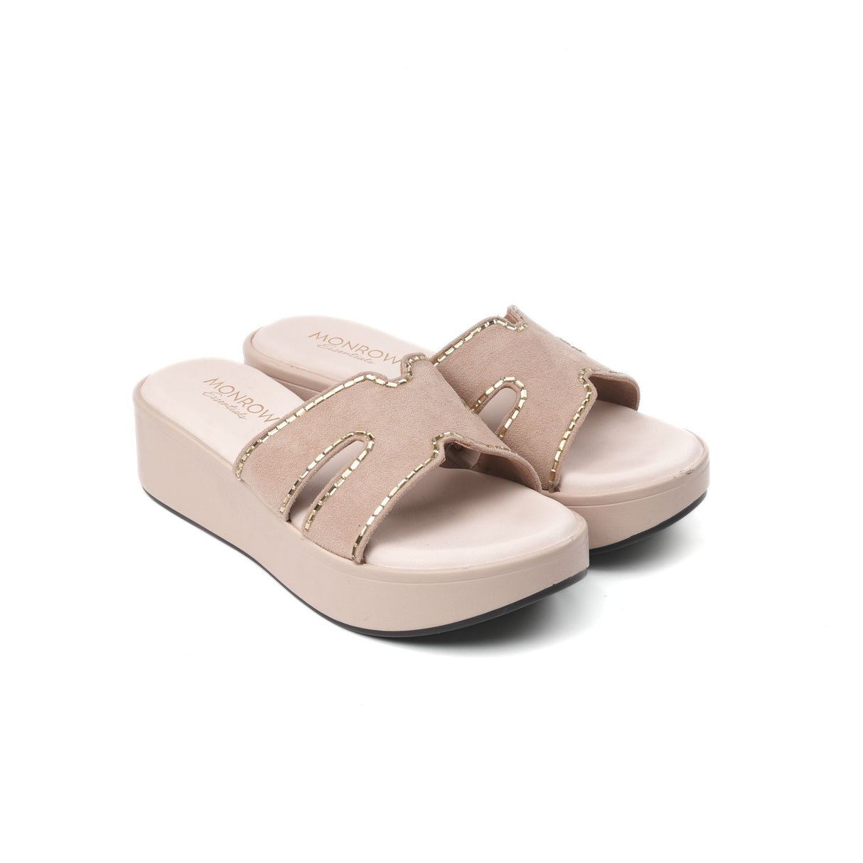 Monrow Cream Flat For Women Bd24Hw1023Cr C179