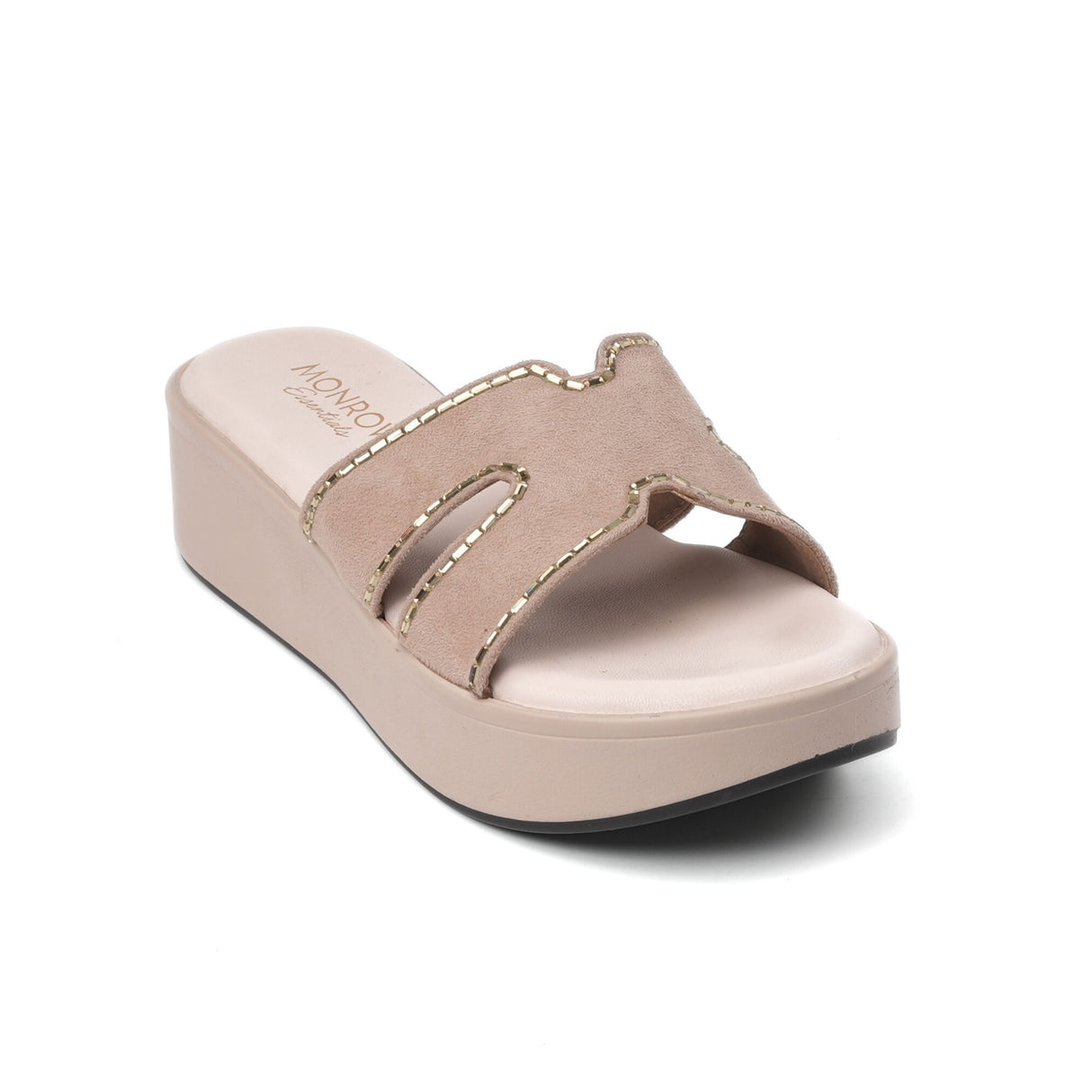 Monrow Cream Flat For Women Bd24Hw1023Cr C179