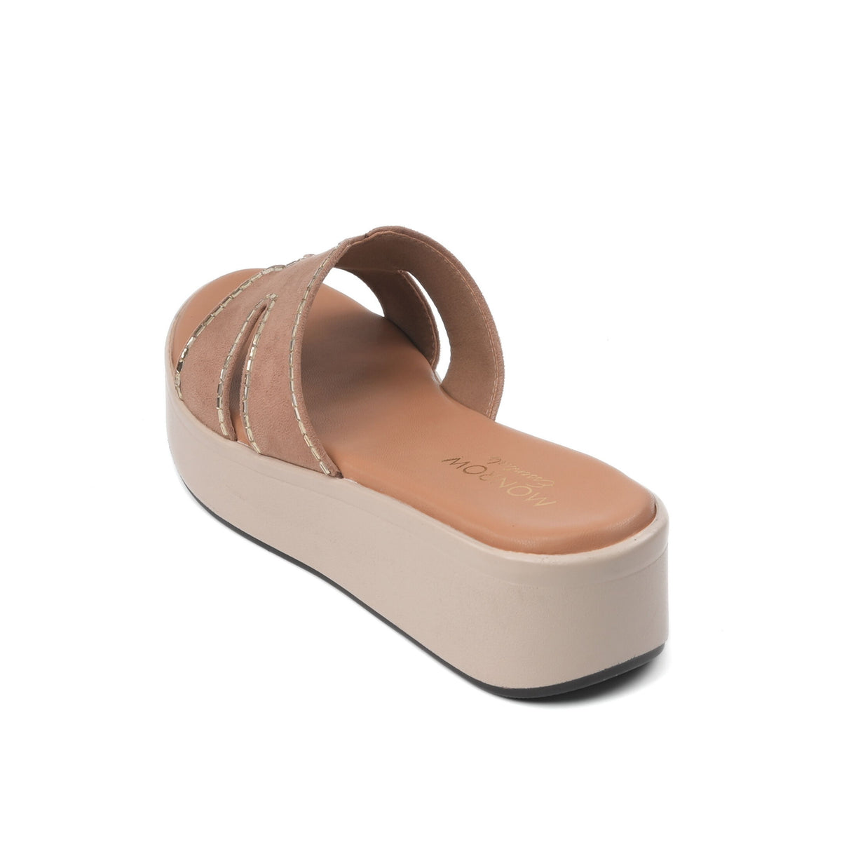 Monrow Beige Flat For Women Bd24Hw1023Bg C026