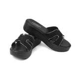 Monrow Black Flat For Women Bd24Hw1023Bl 001