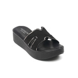 Monrow Black Flat For Women Bd24Hw1023Bl 001