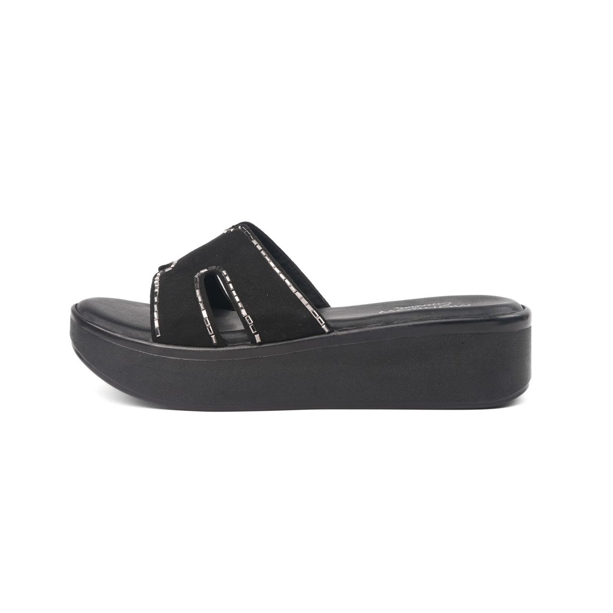 Monrow Black Flat For Women Bd24Hw1023Bl 001