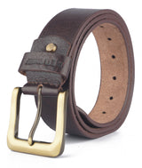 Red Chief Brown Leather Casual Belt For Men A80321 003