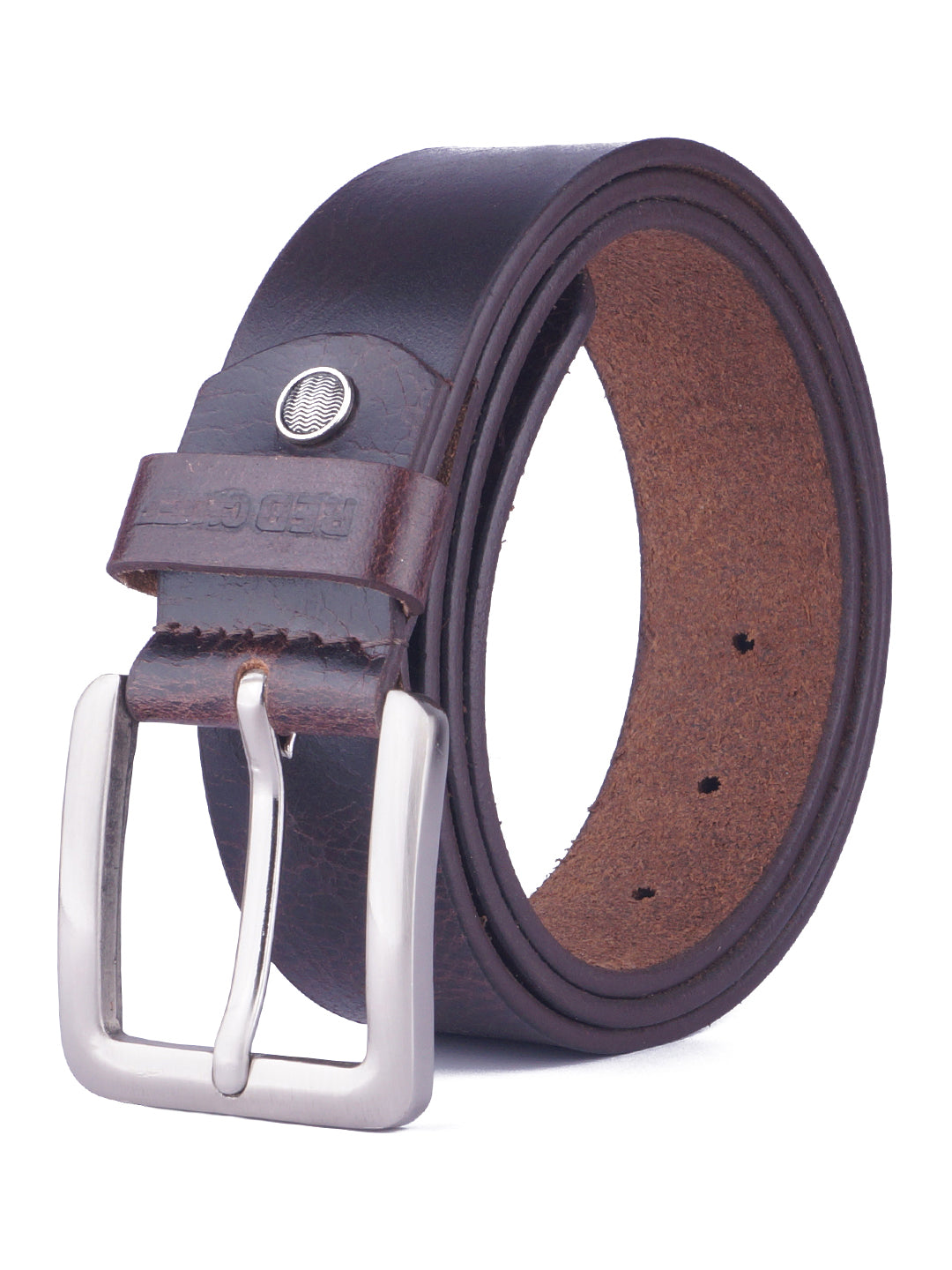 Red Chief Brown Leather Casual Belt For Men A80320 003
