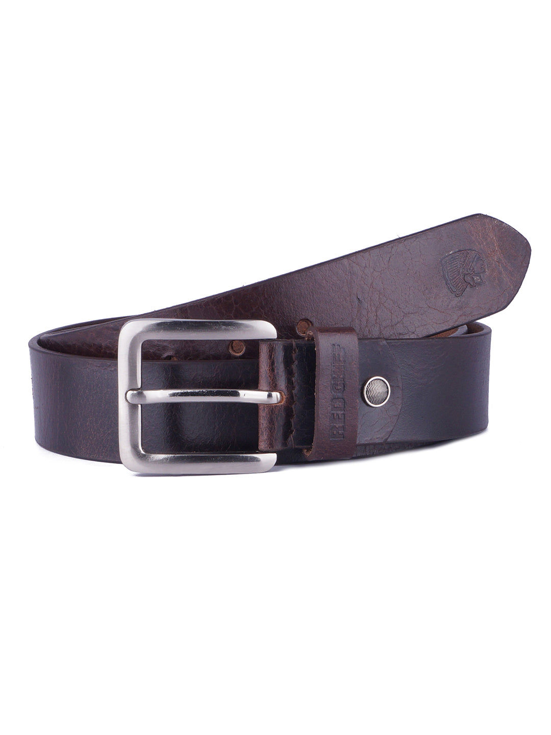 Red Chief Brown Leather Casual Belt For Men A80320 003