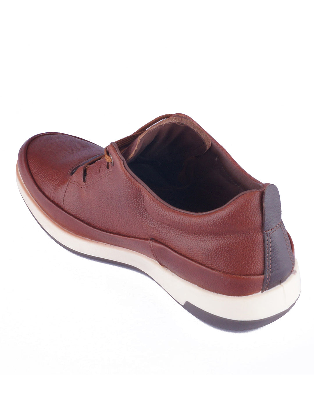 Red Chief Brown Leather Oxford Casual Shoes For Men Rc1154 003