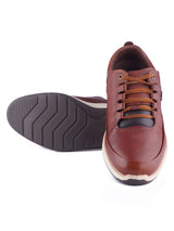 Red Chief Brown Leather Oxford Casual Shoes For Men Rc1154 003