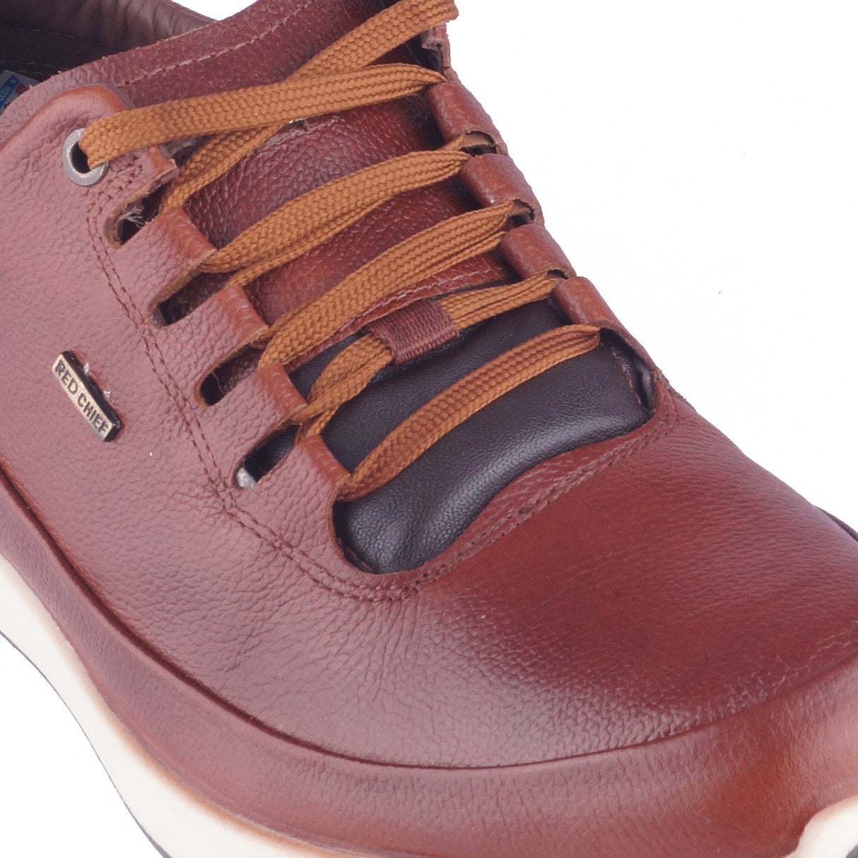 Red Chief Brown Leather Oxford Casual Shoes For Men Rc1154 003