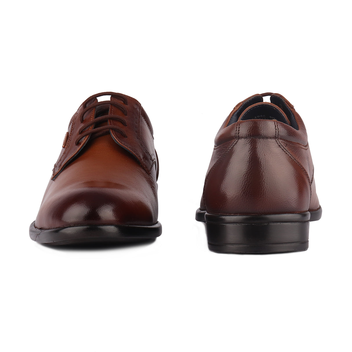 Red Chief Tan Leather Derby Formal Shoes For Men Rc1946 006