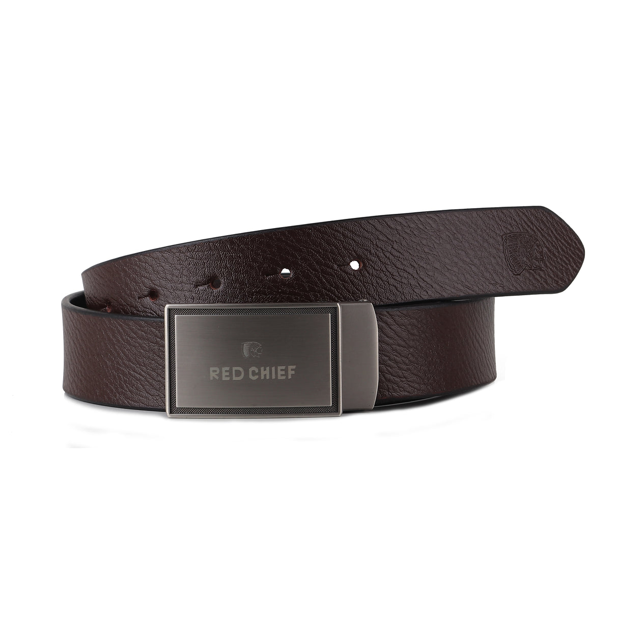 Red Chief Brown Leather Formal Belt For Men A80411 003