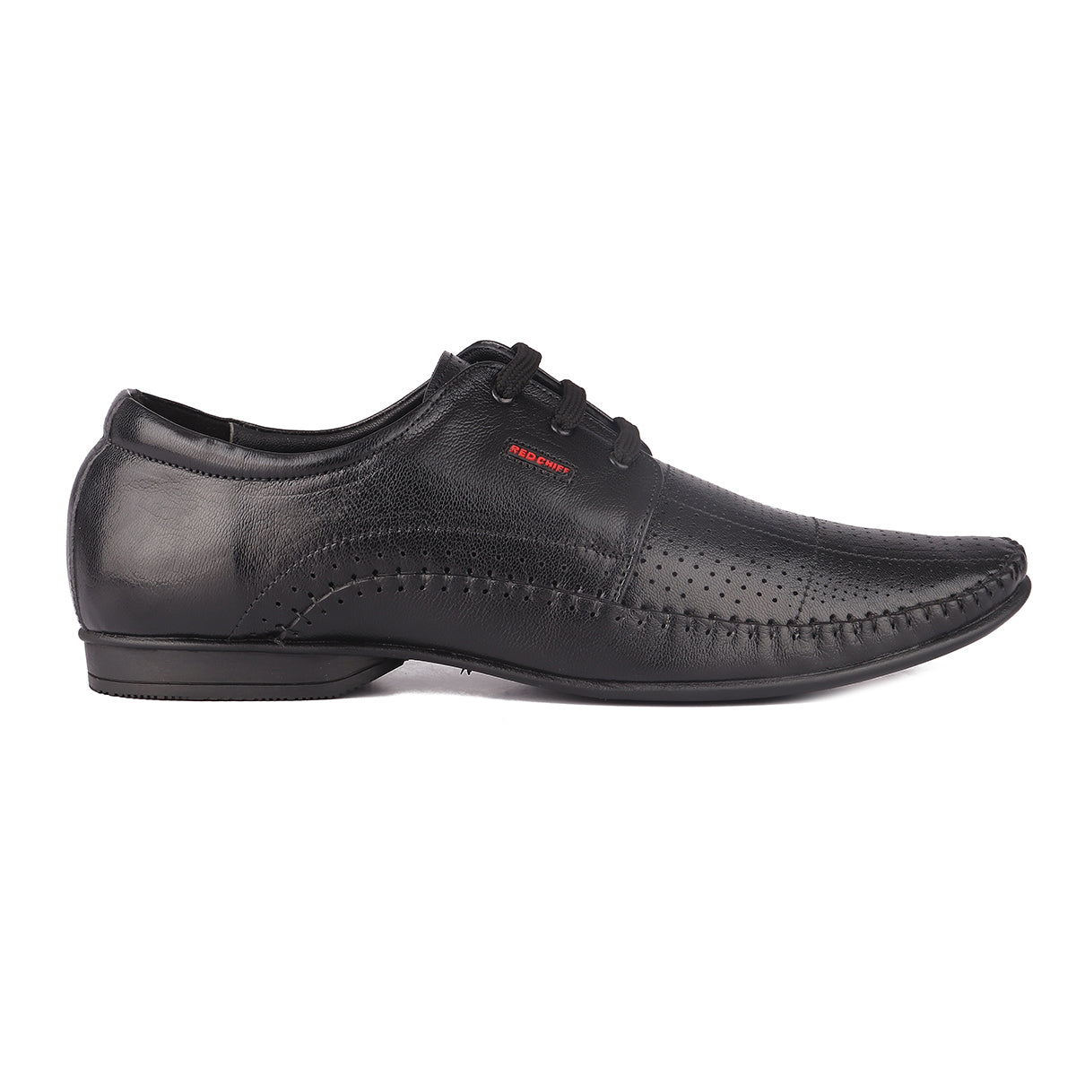 Red Chief Black Leather Derby Formal Shoes For Men Rc1340A 001