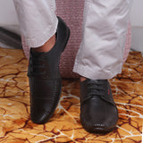 Red Chief Black Leather Derby Formal Shoes For Men Rc1340A 001