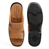 Red Chief Rust Leather Formal Slipper For Men Rc0216 022