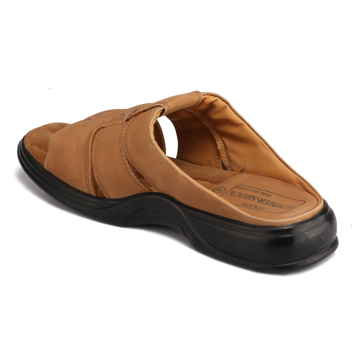 Red Chief Rust Leather Formal Slipper For Men Rc0216 022