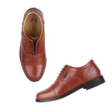 Red Chief Tan Leather Oxford Formal Shoes For Men Rc0959L 006