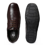 Red Chief Brown Leather Derby Formal Shoes For Men Rc1090 003
