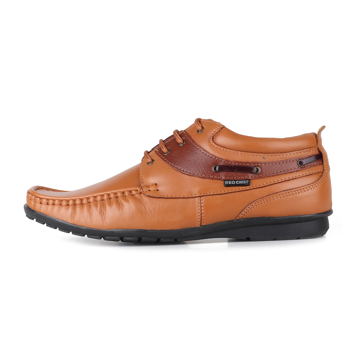 Red Chief N Tan Leather Derby Formal Shoes For Men Rc1199 879