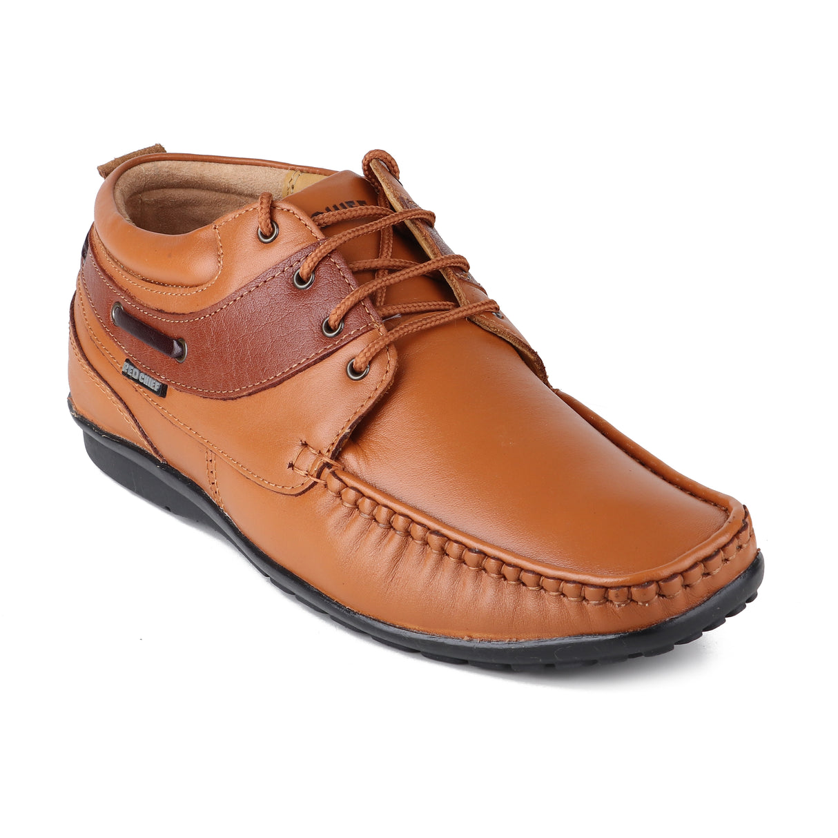 Red Chief N Tan Leather Derby Formal Shoes For Men Rc1199 879