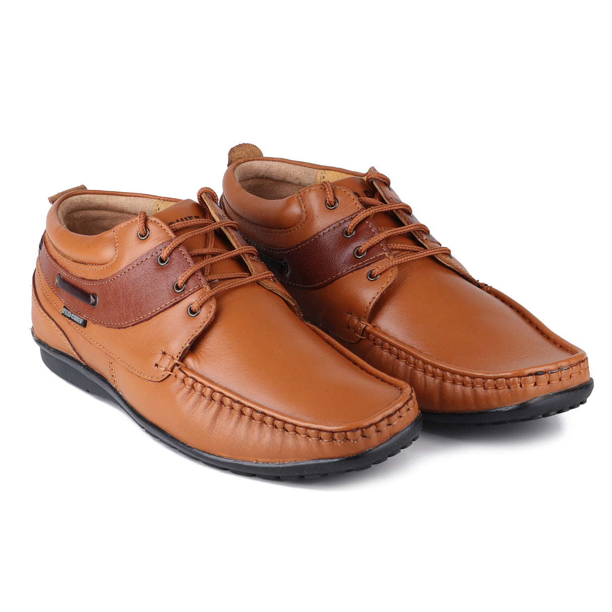 Red Chief N Tan Leather Derby Formal Shoes For Men Rc1199 879