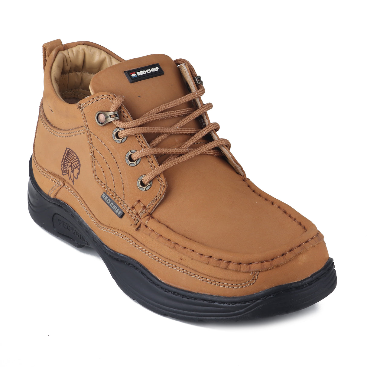 Red Chief Rust Leather Derby Casual Shoes For Men Rc1211 022
