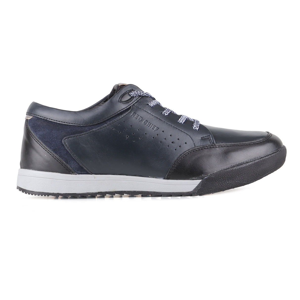 Red Chief Blue Leather Derby Casual Shoes For Men Rc1258 002