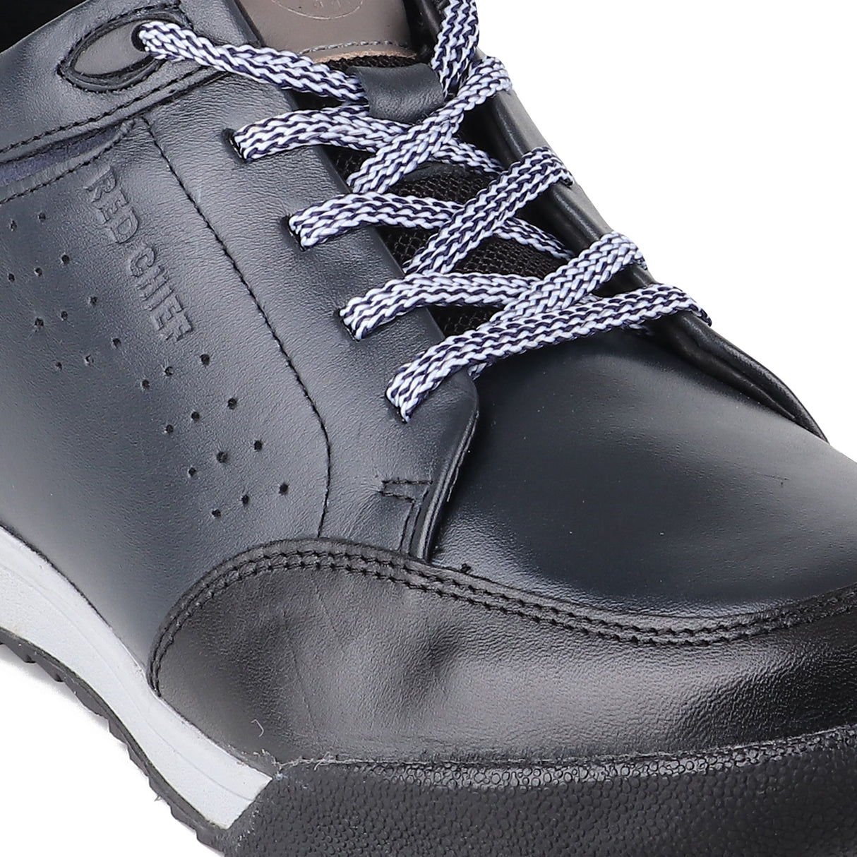 Red Chief Blue Leather Derby Casual Shoes For Men Rc1258 002
