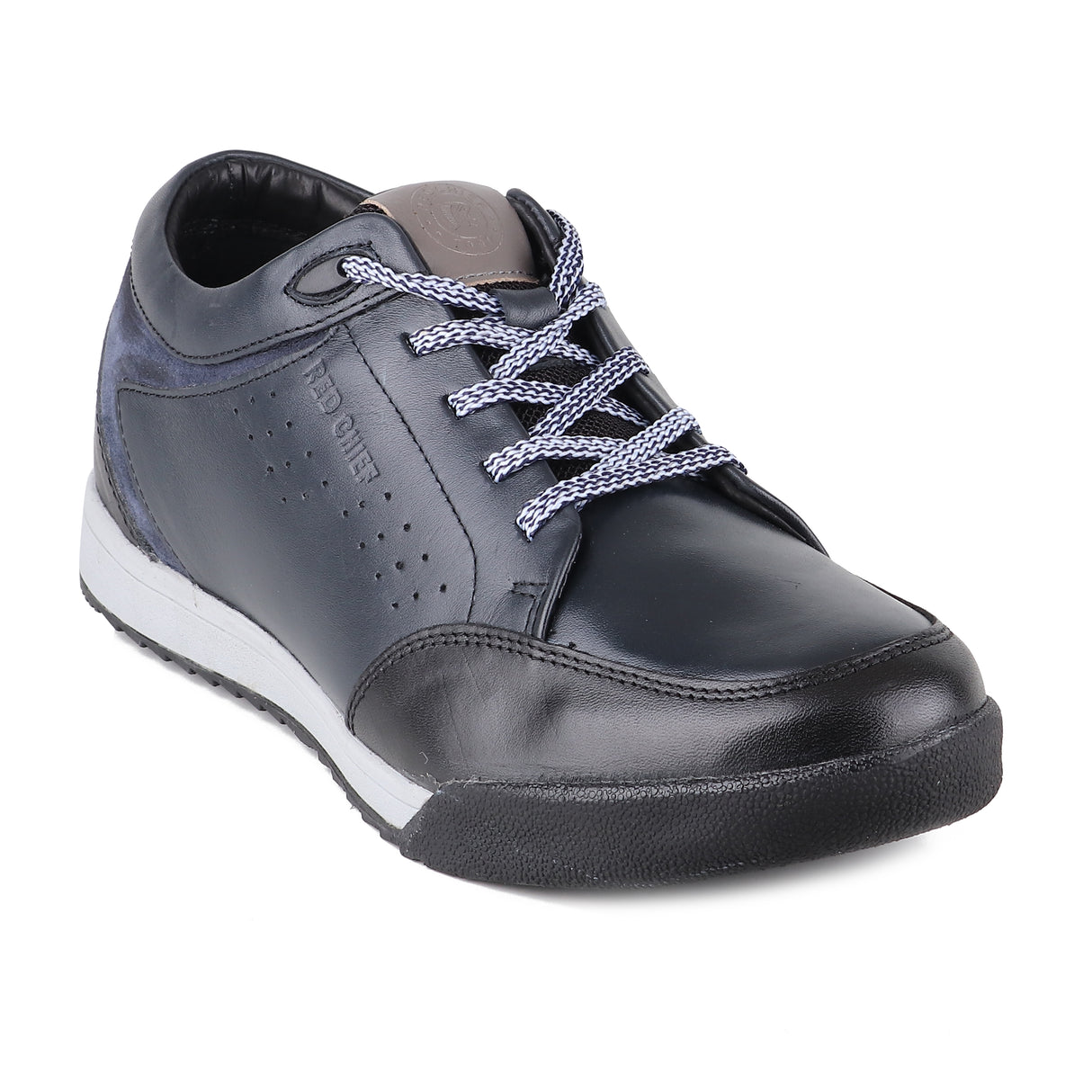 Red Chief Blue Leather Derby Casual Shoes For Men Rc1258 002