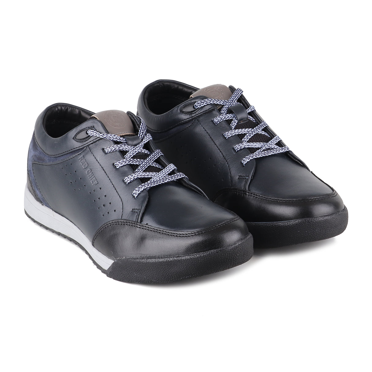 Red Chief Blue Leather Derby Casual Shoes For Men Rc1258 002