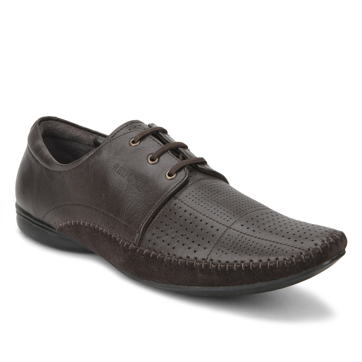 Red Chief Brown Leather Derby Formal Shoes For Men Rc1340A 003