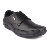 Red Chief Black Leather Derby Formal Shoes For Men Rc1811 001