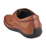 Red Chief Tan Leather Derby Formal Shoes For Men Rc1811 006
