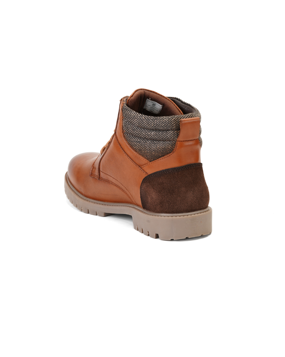 Extacy Tan Genuine Leather Ankel Lace Boot Casual Shoes For Men Exm010237 C006