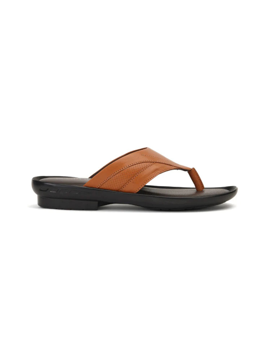City Magic Tan Genuine Leather Thong Slipper For Men Cmm041008 C006