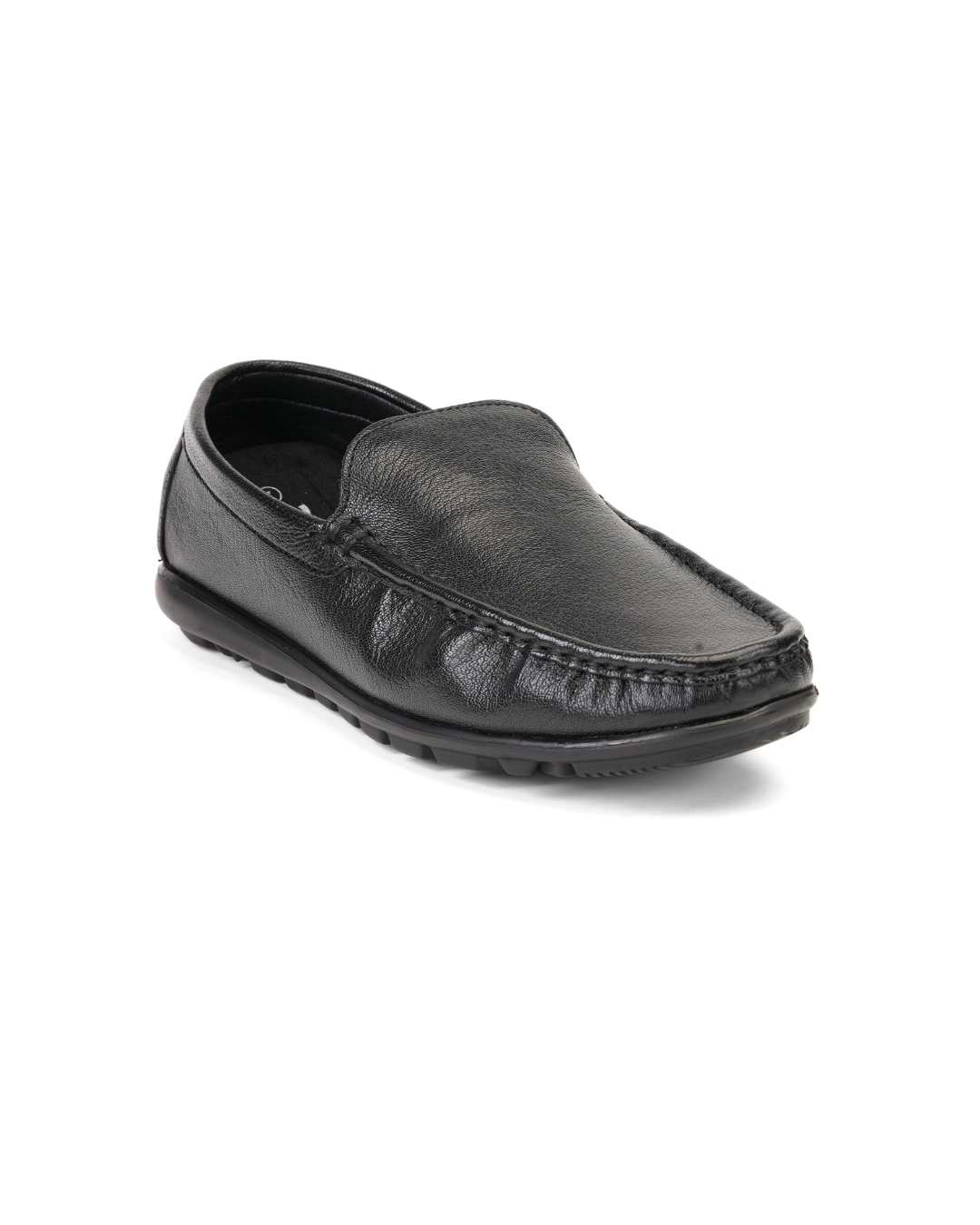 Extacy Black Genuine Leather Loafer Casual Shoes For Men Exm010220 C001